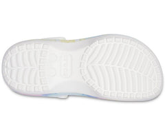 Women Classic Platform Tie-Dye Graphic Clog White / Multi | Crocs Clogs