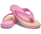 Women Crocband™ Ombre Flip Pink Lemonade / Multi | Crocs Flip-Flops