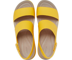 Women Crocs Brooklyn Low Wedge Canary / Canary | Crocs Sandals