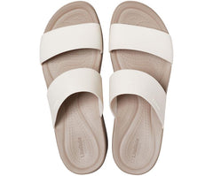 Women Crocs Brooklyn Mid Wedge Stucco / Mushroom | Crocs Sandals