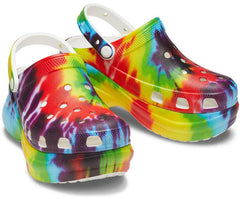 Women Crocs Classic Bae Tie-Dye Graphic Clog Multi | Crocs Clogs