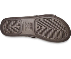 Women Crocs Monterey Strappy Wedge Espresso | Crocs Sandals