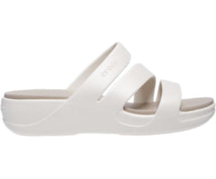 Women Crocs Monterey Strappy Wedge Oyster | Crocs Sandals