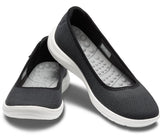 Women Crocs Reviva™ Flat Black / White | Crocs Flats