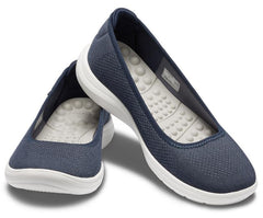Women Crocs Reviva™ Flat Navy / White | Crocs Flats