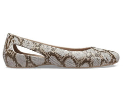 Women Crocs Sloane Graphic Flat Mushroom | Crocs Flats