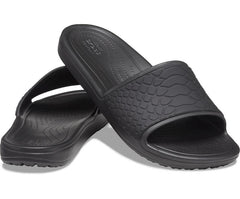 Women Crocs Sloane Snake Low Slide Black | Crocs Sandals
