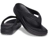 Women Crocs Sloane Snake Wedge Flip Black | Crocs Flip-Flops