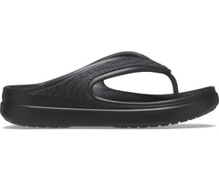 Women Crocs Sloane Snake Wedge Flip Black | Crocs Flip-Flops