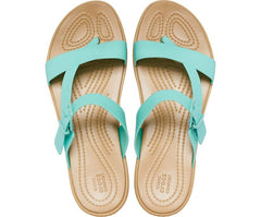 Women Crocs Tulum Toe Post Sandal Pistachio | Crocs Sandals