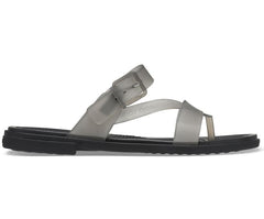 Women Crocs Tulum Translucent Toe Post Black | Crocs Sandals