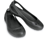 Women Kadee Flat Black / Black | Crocs Flats