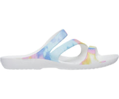 Women Kadee II Graphic Sandal Multi / White | Crocs Sandals