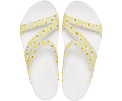 Women Kadee II Graphic Sandal White / Yellow Daisy | Crocs Sandals