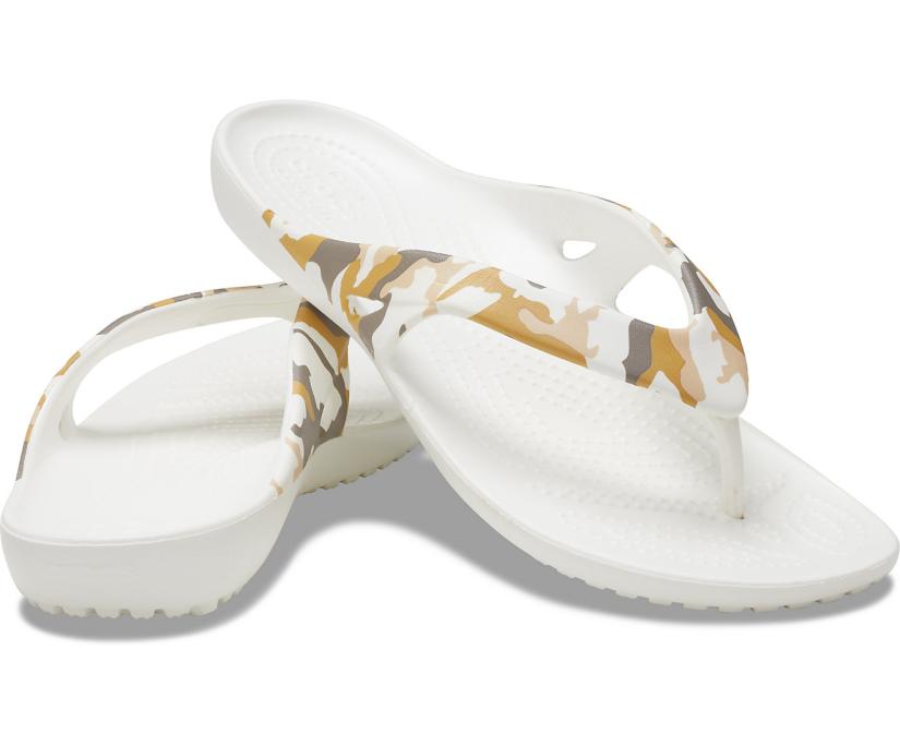 Women Kadee II Printed Flip Camouflage | Crocs Sandals