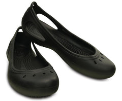 Women Kadee Work Flat Black | Crocs Flats