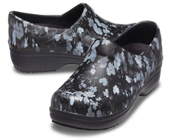 Women Neria Pro II Graphic Clog White / Black Floral | Crocs Clogs