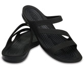 Women Swiftwater™ Sandal Black / Black | Crocs Sandals