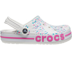 Women/Men Bayaband Seasonal Printed Clog White / Multi | Crocs Clogs