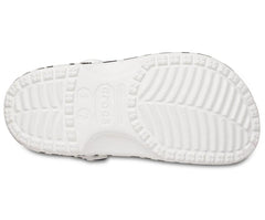 Women/Men Classic Animal Print Clog White / Zebra Print | Crocs Clogs