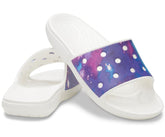 Women/Men Classic Crocs Out Of This World Slide White / Purple | Crocs Sandals