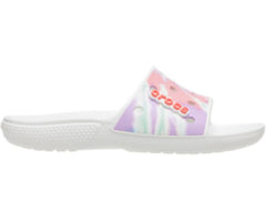 Women/Men Classic Crocs Tie-Dye Graphic Slide Fresco / Multi | Crocs Sandals