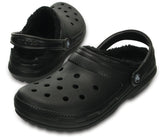 Women/Men Classic Lined Clog Black / Black | Crocs Clogs