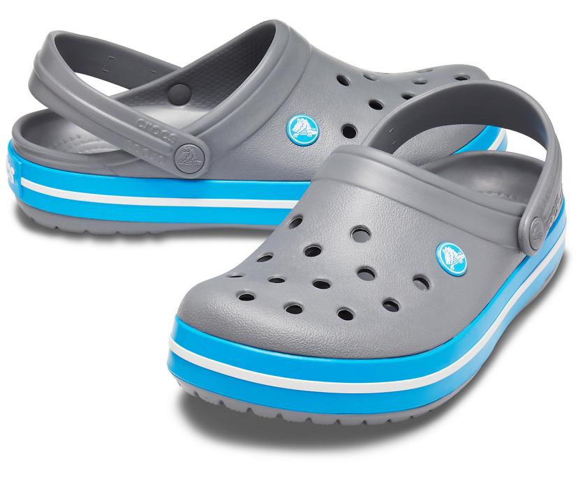 Women/Men Crocband™ Clog Charcoal / Ocean | Crocs Clogs