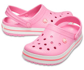 Women/Men Crocband™ Clog Pink Lemonade / White | Crocs Clogs