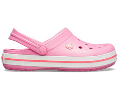 Women/Men Crocband™ Clog Pink Lemonade / White | Crocs Clogs