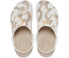Women/Men LiteRide™ Printed Camo Clog Almost White | Crocs Clogs