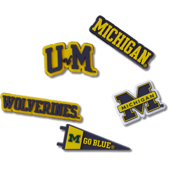 University of Michigan 5 Pack Jibbitz™ charms - Crocs