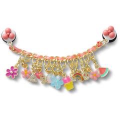 Pink Adjustable Charm Chain Jibbitz™ charms - Crocs