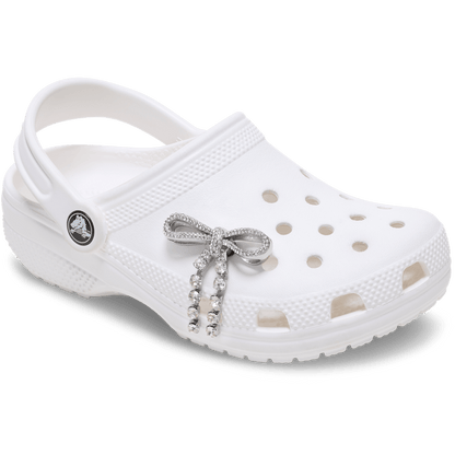 Silver Gem Bow Jibbitz™ charms - Crocs