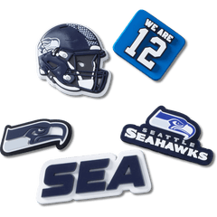 NFL Seattle Seahawks 5 Pack Jibbitz Shoe Charm - Crocs