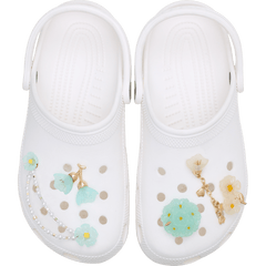 Blue Dainty Floral 5 Pack Jibbitz™ charms - Crocs