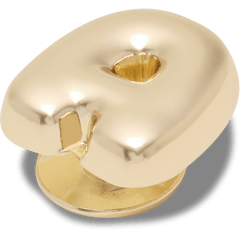 Gold Bubble Letter A Jibbitz™ charms - Crocs