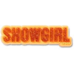 Orange Glitter Sign Jibbitz™ charms - Crocs