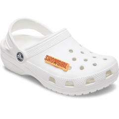 Orange Glitter Sign Jibbitz™ charms - Crocs