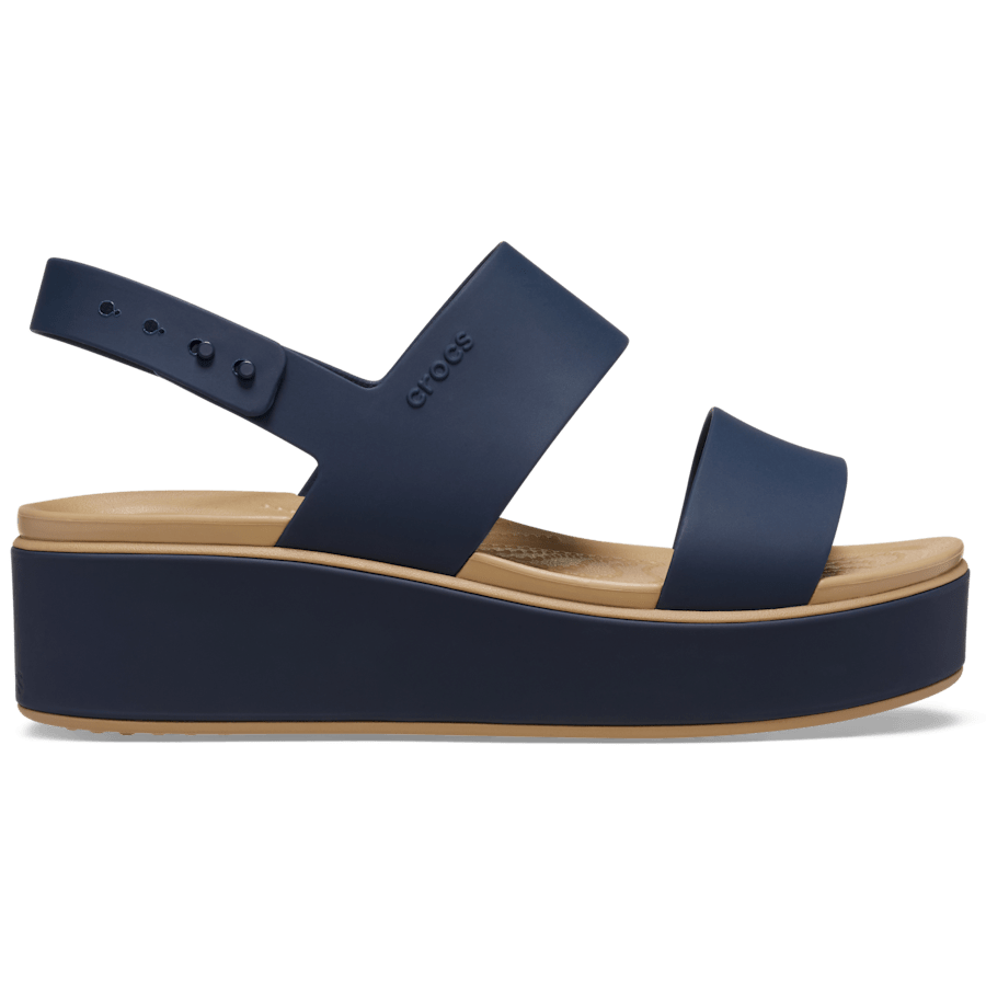 Brooklyn Matte Wrap Low Wedge - Crocs