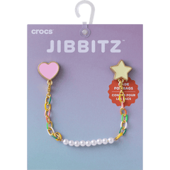 Pearl and Rainbow Bag Chain - Crocs