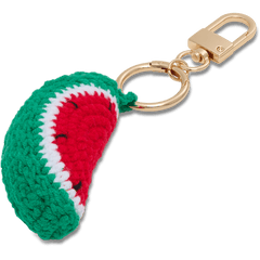 Crochet Watermelon Bag Charm - Crocs