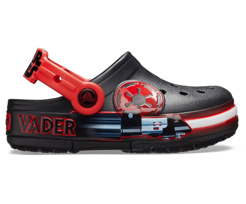 Boys Kids’ Crocs Fun Lab Darth Vader Lights Clog Black | Crocs Clogs