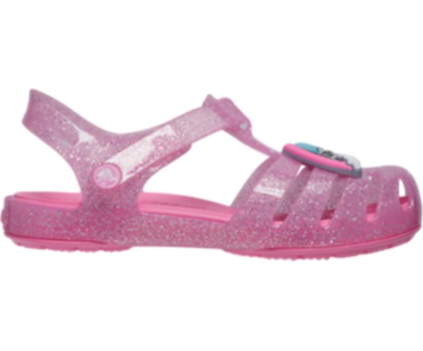 Girls Kids' Crocs Isabella Charm Sandal Pink Lemonade | Crocs Sandals