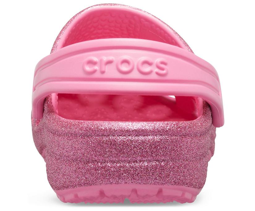 Girls Kids’ Classic Glitter Clog Pink Lemonade | Crocs Clogs