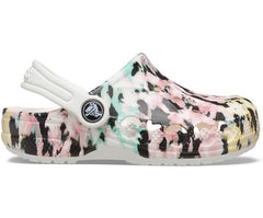 Girls/Boys Kids' Baya Graphic Clog Multi / White | Crocs Clogs
