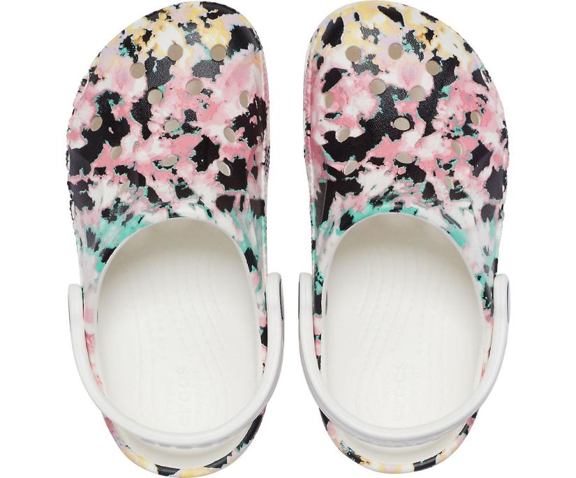 Girls/Boys Kids' Baya Graphic Clog Multi / White | Crocs Clogs