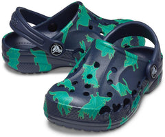 Girls/Boys Kids' Baya Graphic Clog Navy / Multi | Crocs Clogs