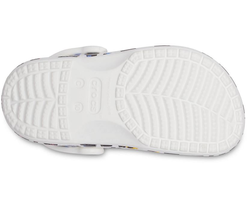 Girls/Boys Kids' Baya Graphic Clog White/leopard | Crocs Clogs