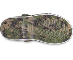 Girls/Boys Kids' Bayaband Marbled Sandal Army Green / Multi | Crocs Sandals